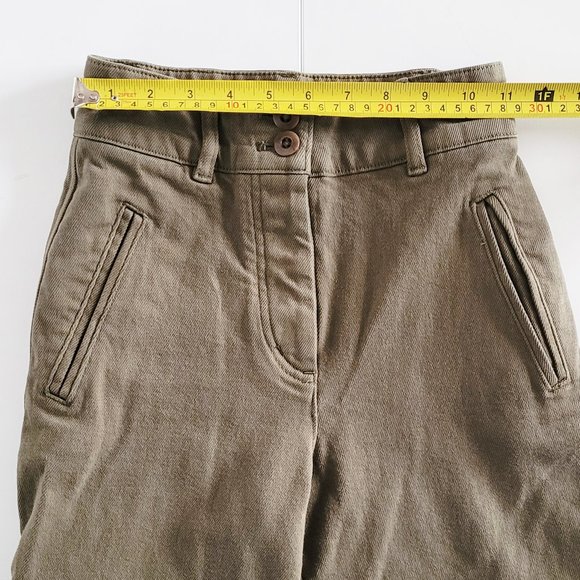 Aritzia Wilfred Free Army Green High-Rise Modern Cargo Utility Pants - Size 00 - Picture 10 of 12